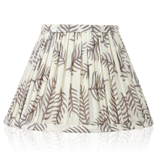 20cm empire premium softback lampshade in Grey Cotton by Lampenschirm India, house of lampshades. Grey Cotton  Lamp Shades