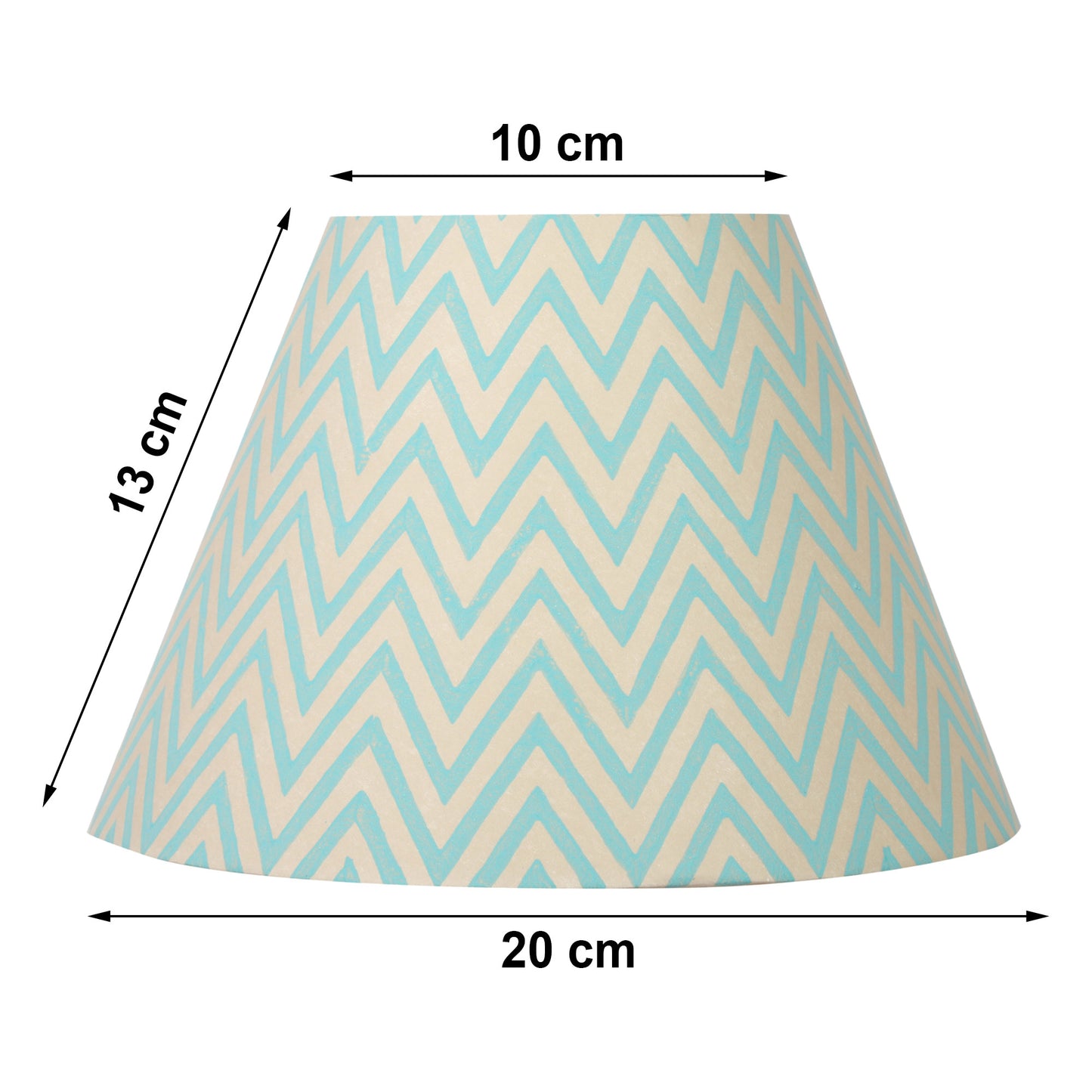 20cm empire premium hardback lamp shade in printed paper by Lampenschirm India, house of lampshades