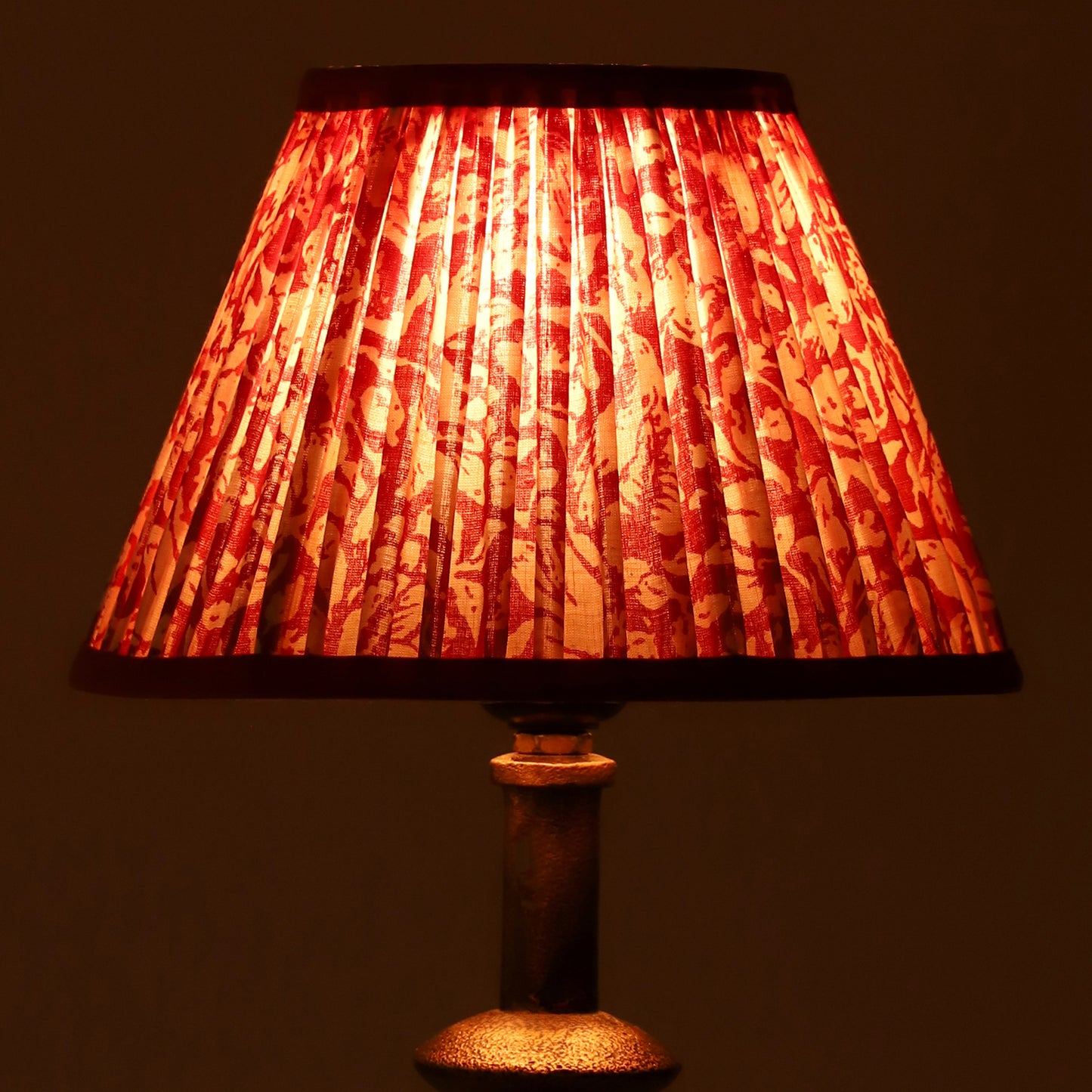 20cm empire premium softback lampshade in imperial affair by Lampenschirm India, house of lampshades.