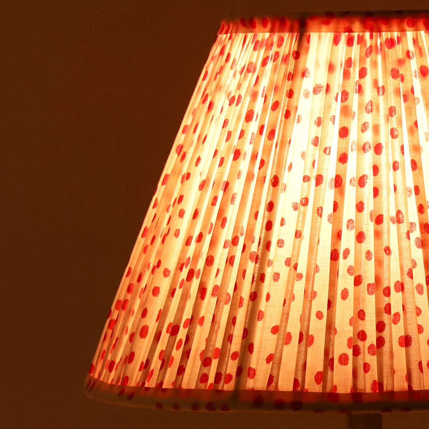 20cm empire premium softback lampshade in orange candy by Lampenschirm India, house of lampshades