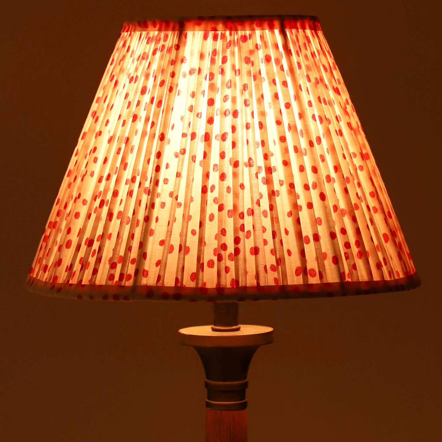 20cm empire premium softback lampshade in orange candy by Lampenschirm India, house of lampshades